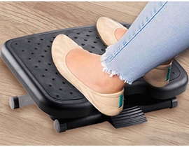Q-CONNECT repose-pieds, avec tapis en caoutchouc, 3 hauteurs