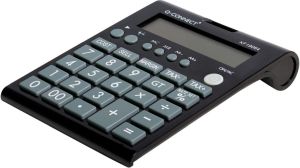 Q-CONNECT calculatrice de bureau KF19064, 12 chiffres, noir