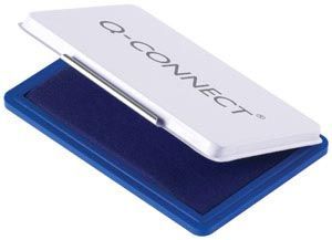 Q-CONNECT tampon encreur, ft 110 x 70 mm, bleu