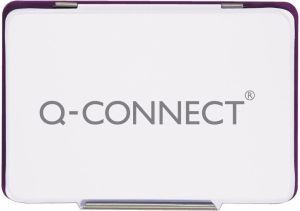 Q-CONNECT tampon encreur, ft 110 x 70 mm, pourpre