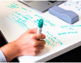 Q-CONNECT whiteboardmarker, in geassorteerde kleuren, doosje van 4 stuks