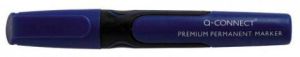 Q-CONNECT Premium permanent marker, 3 mm, ronde punt, blauw