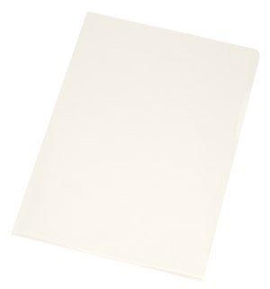 Q-CONNECT L-map, glashelder, 120 micron, pak van 100 stuks