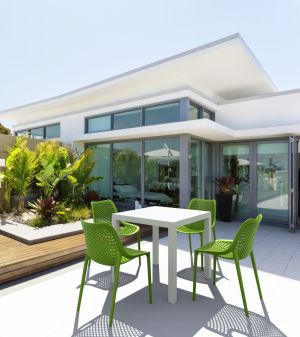 Chaise de cantine / chaise de patio Air vert