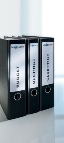 Avery Zweckform L4761-25 ordnerrugetiketten ft 19,2 x 6,1 cm (b x h), 100 etiketten, wit