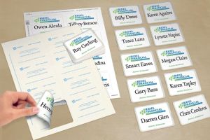 AVERY Zelfklevende badge ft 63,5 x 29,6 mm, doos van 540 stuks, wit