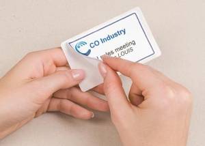 Avery L4785-20 zelfklevende badge ft 80 x 50 mm, doos van 200 stuks, wit