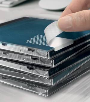 Avery bestendige veiligheidsetiketten, ft 63,5 x 29,6 mm, 540 stuks, 27 per vel, doos van 20 vel