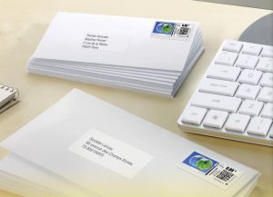 Avery L7159, Adresetiketten, Laser, Ultragrip, wit, 40 vellen, 24 per vel, 63,5 x 33,9 mm