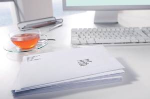 Avery L7163, Adresetiketten, Laser, Ultragrip, wit, 40 vellen, 14 per vel, 99,1 x 38,1 mm