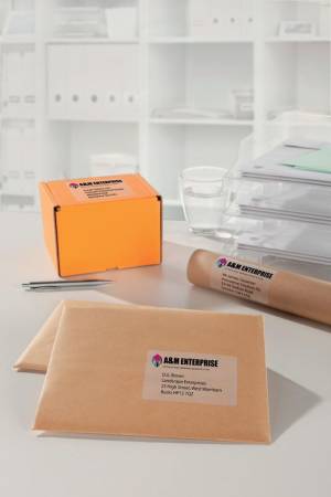 Avery L7565-25 verzendetiketten ft 99,1 x 67,7 mm (b x h), 200 etiketten, transparant