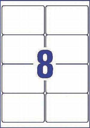 Avery L7565-25 verzendetiketten ft 99,1 x 67,7 mm (b x h), 200 etiketten, transparant