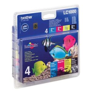 Brother ink cartridge LC1000 valuepack B