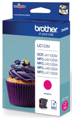 Brother inkcartridge LC-123M Magenta - (