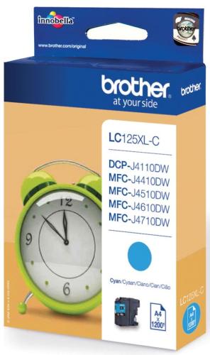 Brother inkcartridge LC-125XLC Cyan- (1.