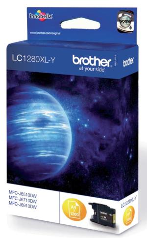 Brother ink cartridge LC-1280XLY geel In