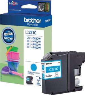 Brother inktcartridge cyaan, 260 pagina'