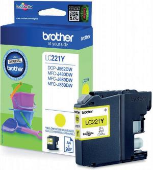Brother inktcartridge geel, 260 pagina's