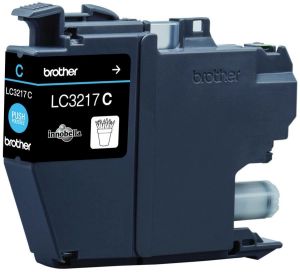 Brother inktcartridge, 550 pagina's, OEM LC-3217C, cyaan