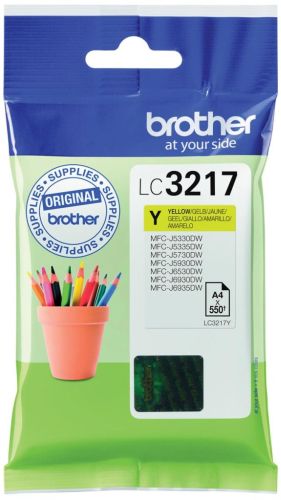 Brother cartouche d'encre jaune, 550 pag