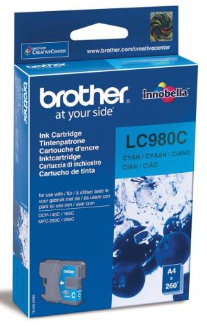 Brother ink cartridge voor LC980C cyan (