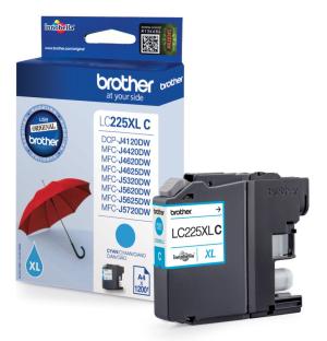 Brother inkt cartridge LC-225XLC Cyan