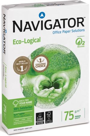 Navigator Eco-Logical papier d'impression ft A3, 75 g, paquet de 500 feuilles