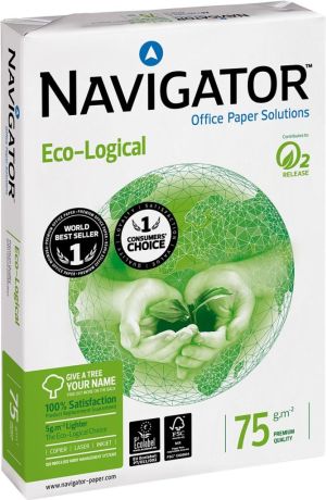 Navigator Eco-Logical papier d'impression ft A3, 75 g, paquet de 500 feuilles