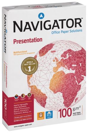 Navigator Presentation presentatiepapier ft A4, 100 g, pak van 500 vel