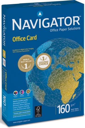 Navigator Office Card presentatiepapier ft A3, 160 g, pak van 250 vel