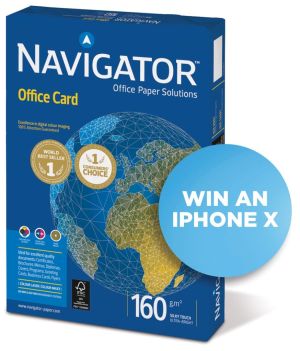 Navigator Office Card presentatiepapier ft A4, 160 g, pak van 250 vel