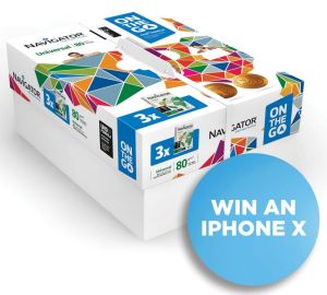 Navigator On The Go papier d'impression ft A4, 80 g, paquet de 500 feuilles