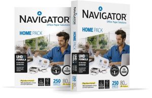 Navigator Home Pack papier d'impression ft A4, 80 g, paquet de 250 feuilles
