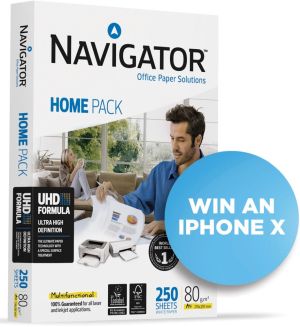 Navigator Home Pack papier d'impression ft A4, 80 g, paquet de 250 feuilles