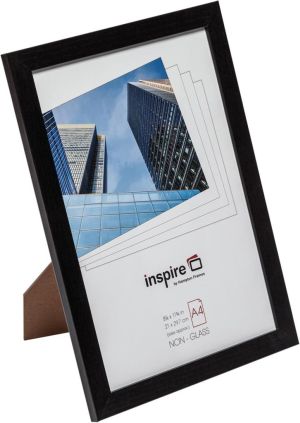 Hampton fotokader Oxford, in 2 cm MDF, zwart, A4