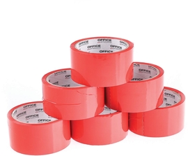 OFFICE products verpakkingstape, 48 mm x 46 m, rood