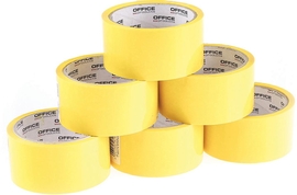 OFFICE products verpakkingstape, 48 mm x 46 m, geel