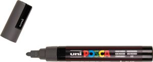 Uni POSCA paintmarker PC-5M, 1,8 - 2,5 mm, diepgrijs