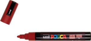 Uni POSCA paintmarker PC-5M, 1,8 - 2,5 mm, robijnrood