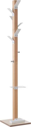 Kapstok Easycloth model A, uit hout, wit