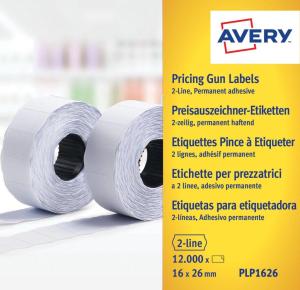 Avery étiquettes pour étiqueteuse perman
