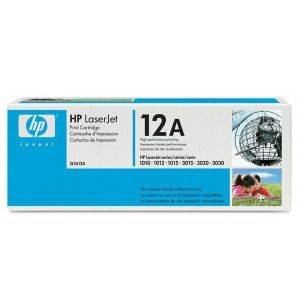 HP toner 12A, 2000 pages, OEM Q2612A, noir