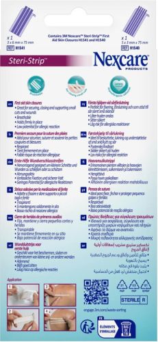 3M Nexcare wondsluitstrips, geassorteerde afmetingen, pak van 8 stuks
