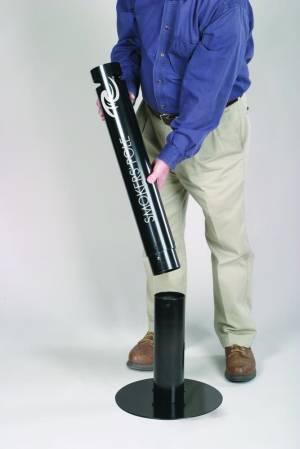 Rubbermaid cendrier Smokers' Pole, ft 10,2 x 107,9 cm, noir