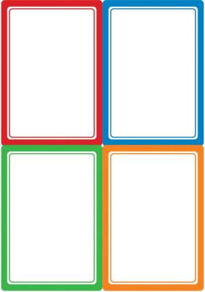 Avery Family weerbestendige etiketten, ft 4,5 x 6,5 cm, etui met 16 etiketten in geassorteerde kleuren