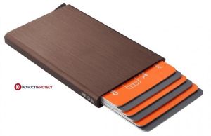 Kokoon Protect kaarthouder RFID, uitschuifbaar, 6 kaarten, assorti kleuren