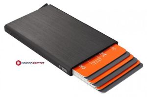 Kokoon Protect kaarthouder RFID, uitschuifbaar, 6 kaarten, assorti kleuren