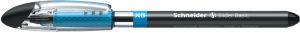 Schneider balpen Slider Basic, extra breed, zwart, doos van 6 + 1 gratis