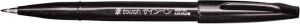 Pentel brushpen Sign Pen Brush Touch, zwart