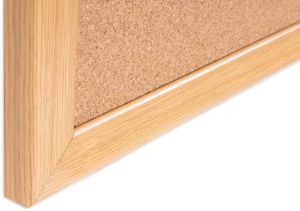Bi-Office Earth Prime kurkbord, eiken kader, ft 120 x 90 cm